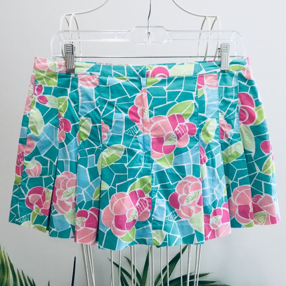 Lilly Pulitzer Pleated Floral Skort Size 6
